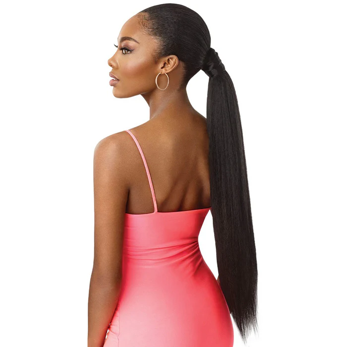 Outre Pretty Quick Wrap Around Pony Bulk Free - KINKY STRAIGHT 24" - Image 2