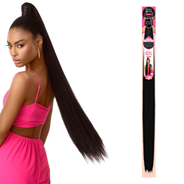 Outre Pretty Quick Wrap Around Pony - SLEEK STRAIGHT 36" - Image 3