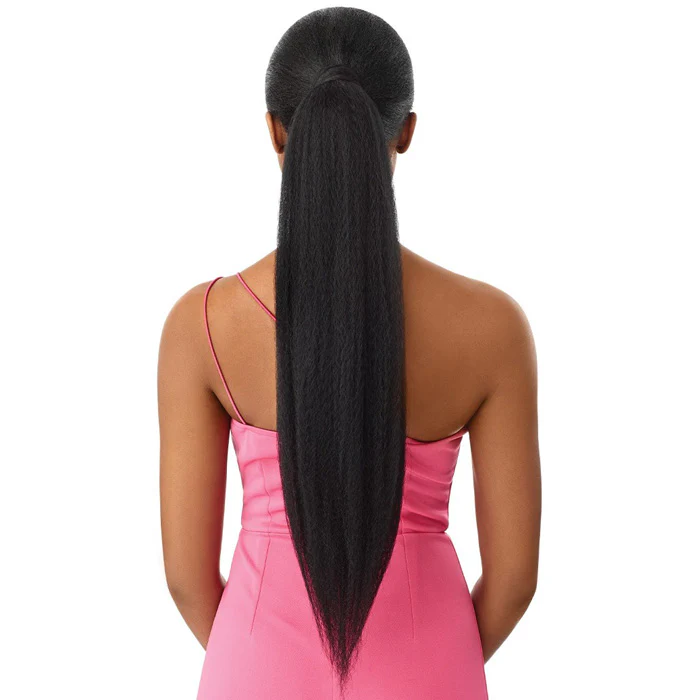 Outre Pretty Quick Wrap Around Ponytail Bulk Free - JUMBO KINKY STRAIGHT 24" - Image 3
