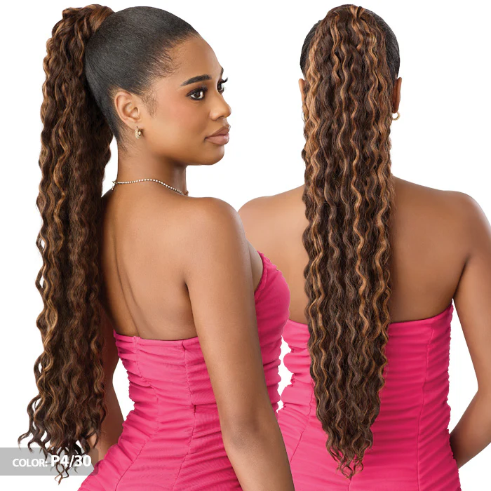 Outre Pretty Quick Wrap Ponytail - RIPPLE WAVE 30" - Image 3