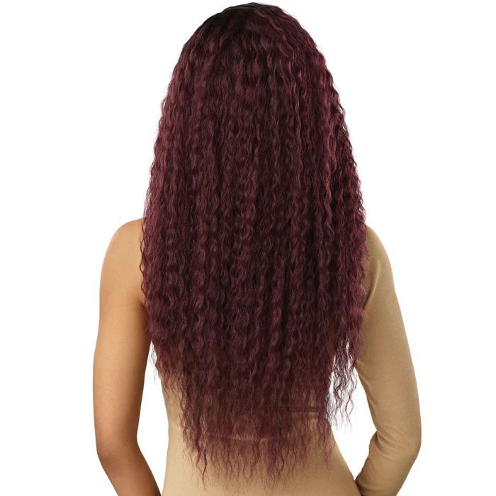 Outre Purple Pack Brazilian Boutique Human Hair Blend Weave - NATURAL FRENCH (18"/20"/22"+ 4x4 HD HAND-TIED LACE CLOSURE) - Image 3