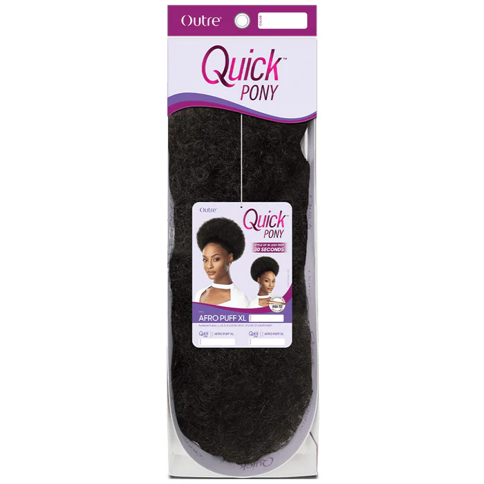 Outre Quick Pony Drawstring Ponytail - AFRO PUFF XL - Image 6