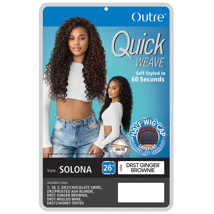 Outre Quick Weave Half Wig - SOLONA - Image 5