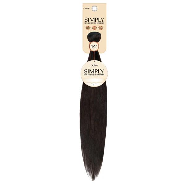 Outre Simply 100% Unprocessed Human Hair Coconut Weave Bundle - NATURAL STRAIGHT - Image 3