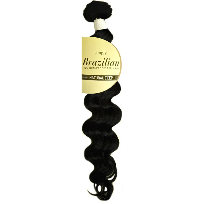 Outre Simply Brazilian 100% Non-Processed Hair Weave - NATURAL DEEP 12" - 24" - Image 2