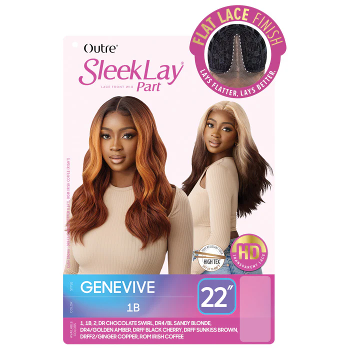Outre Sleek Lay HD Lace Front Wig - GENEVIVE - Image 4