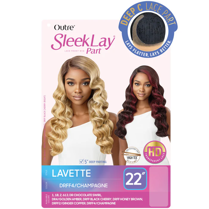 Outre Sleeklay 5" Deep C-Part HD Lace Front Wig - LAVETTE - Image 4