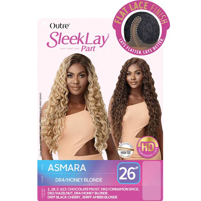 Outre Sleeklay Part Synthetic HD Lace Front Wig - ASMARA - Image 6