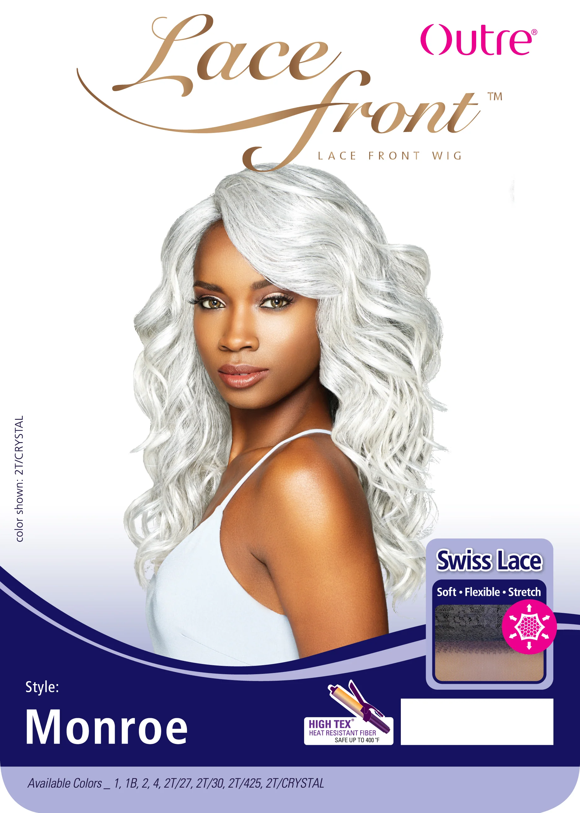 Outre Swiss Lace Synthetic Front Wig MONROE - Image 2