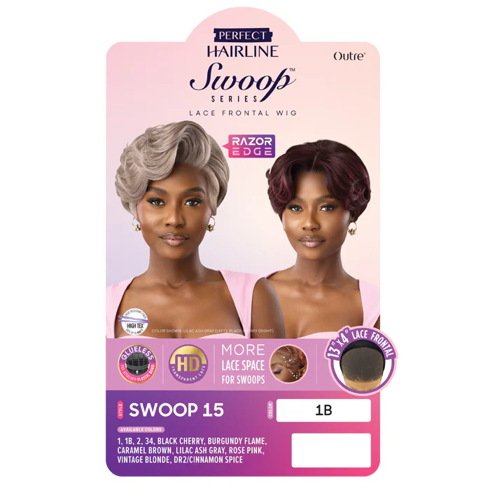 Outre Swoop Series Perfect Hairline Glueless HD 13x4 Lace Front Wig - SWOOP15 - Image 4