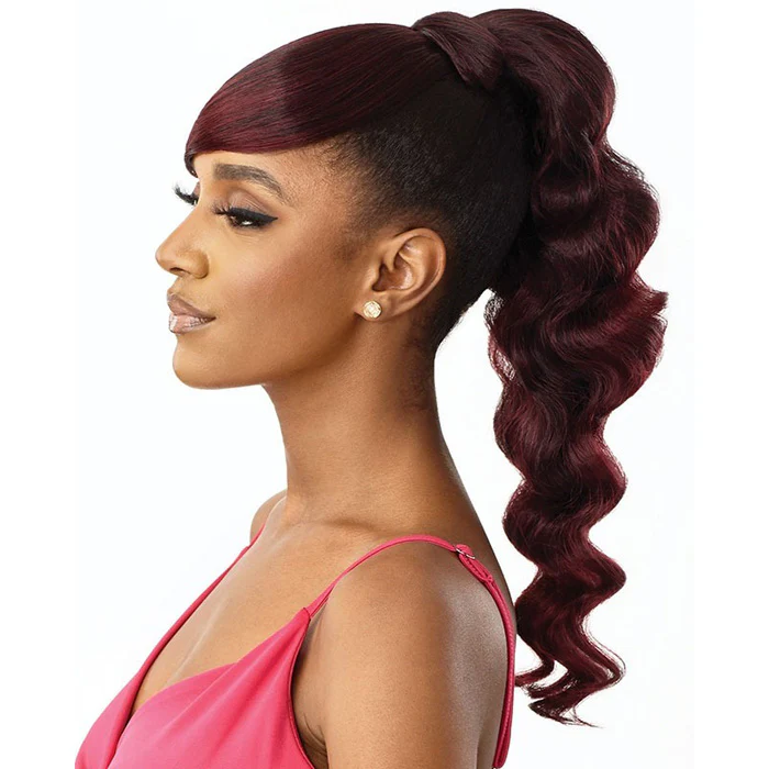 Outre Pretty Quick Pre-Attached Bang x Pony - ALAID 20" - Image 3