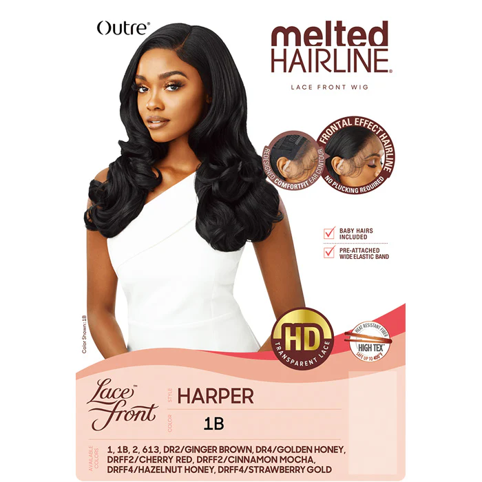 Outre Synthetic Melted Hairline Lace Front Wig HARPER - Image 6