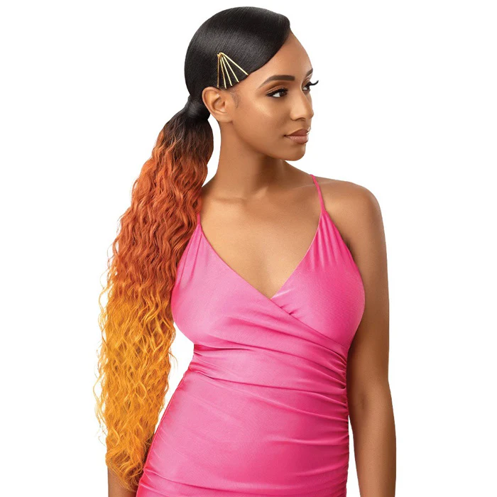 Outre Synthetic Pretty Quick Ponytail - NATURAL WAVE 24" - Image 2