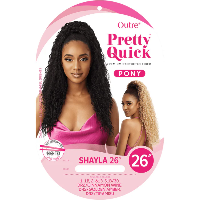 Outre Pretty Quick Drawstring Ponytail - SHAYLA 26" - Image 4