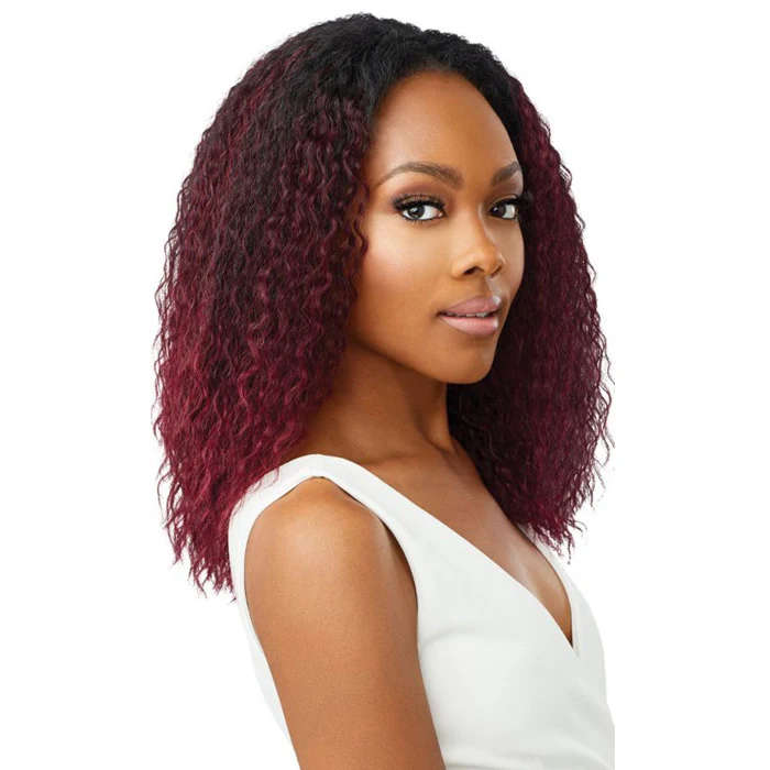 Outre Synthetic Quick Weave Wet & Wavy Style Half Wig - SPANISH CURL 16" - Image 2