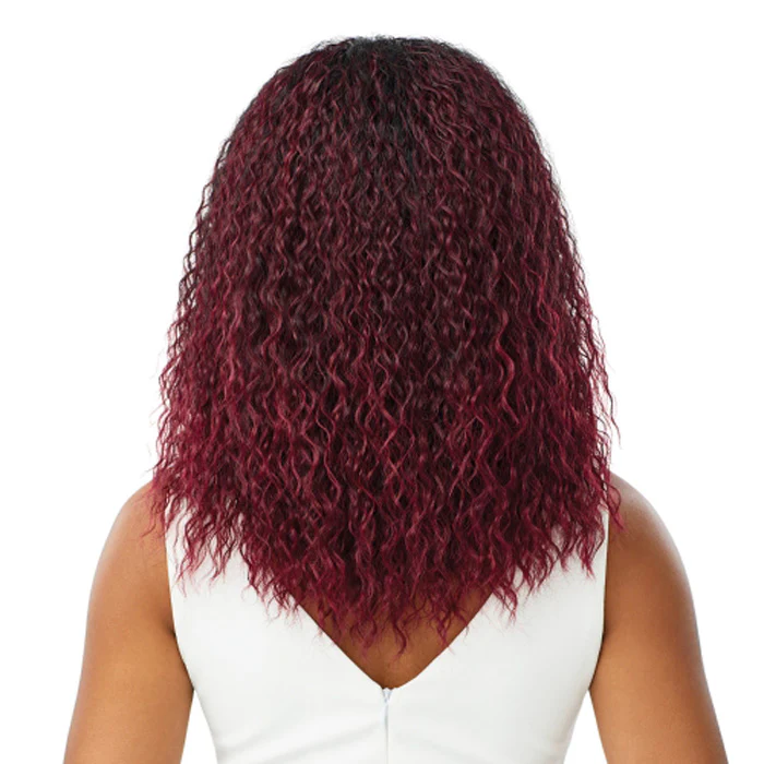 Outre Synthetic Quick Weave Wet & Wavy Style Half Wig - SPANISH CURL 16" - Image 4