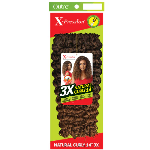 Outre Synthetic Xpression Braids 3X NATURAL CURLY 14 - Image 3