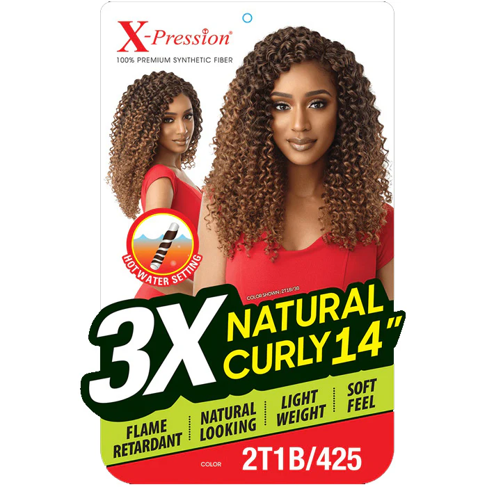 Outre Synthetic Xpression Braids 3X NATURAL CURLY 14 - Image 4