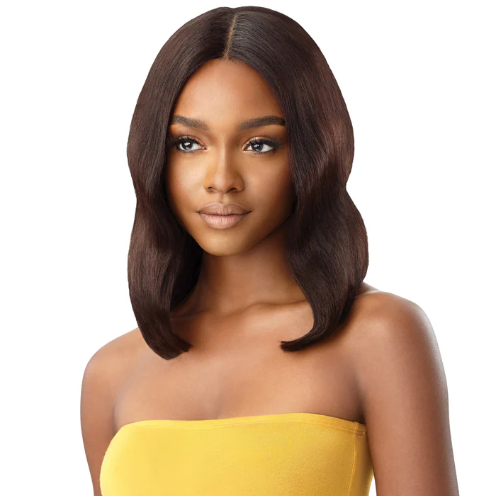 Outre The Daily 100% Unprocessed Human Hair Lace Part Wet & Wavy Wig - NATURAL DEEP 12 - Image 2