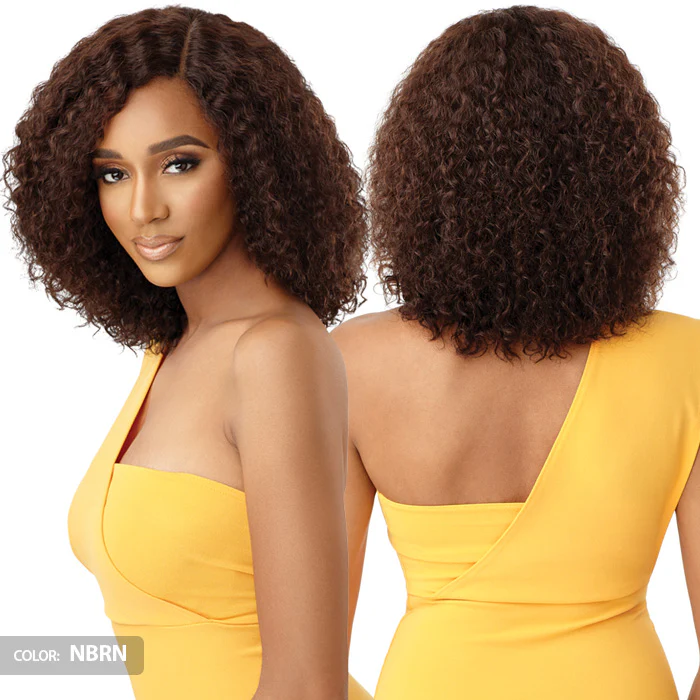 Outre The Daily 100% Unprocessed Human Hair Lace Part Wet & Wavy Wig - NATURAL DEEP 14 - Image 3