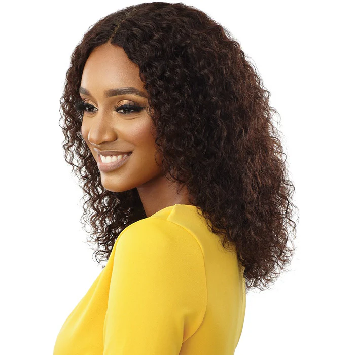 Outre The Daily 100% Unprocessed Human Hair Lace Part Wet & Wavy Wig - NATURAL DEEP 16 - Image 4