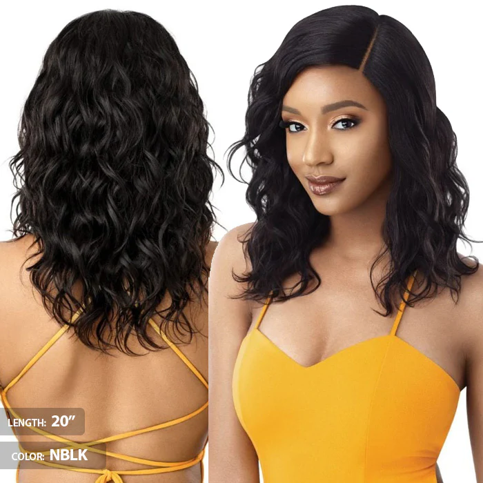 Outre The Daily Wig  100% Unprocessed Human Hair Lace Part Wig - CURLY 16-20" - Image 5