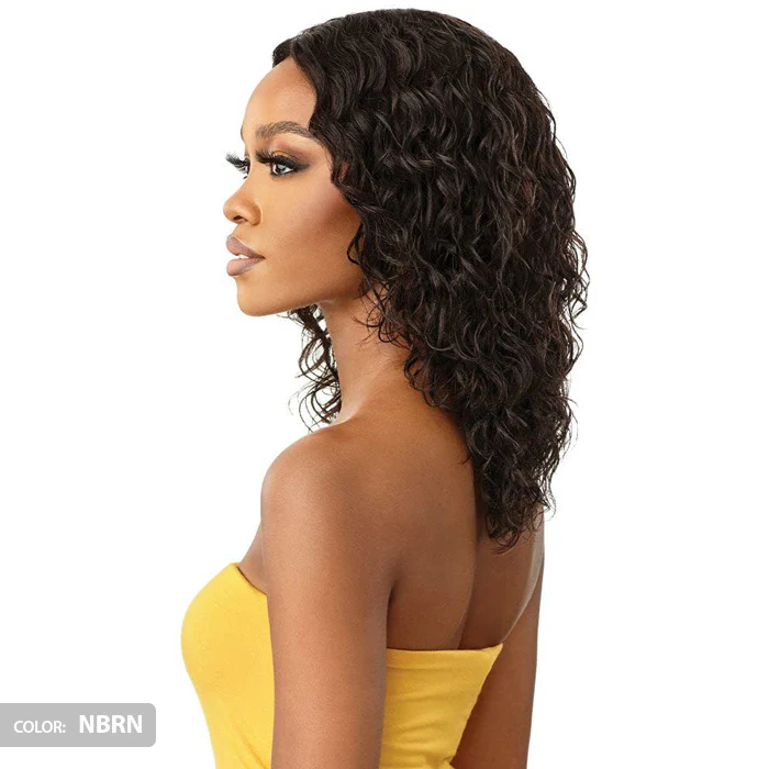 Outre The Daily Wig 100% Unprocessed Human Hair Lace Part Wig - DEEP CURL 16 - Image 3