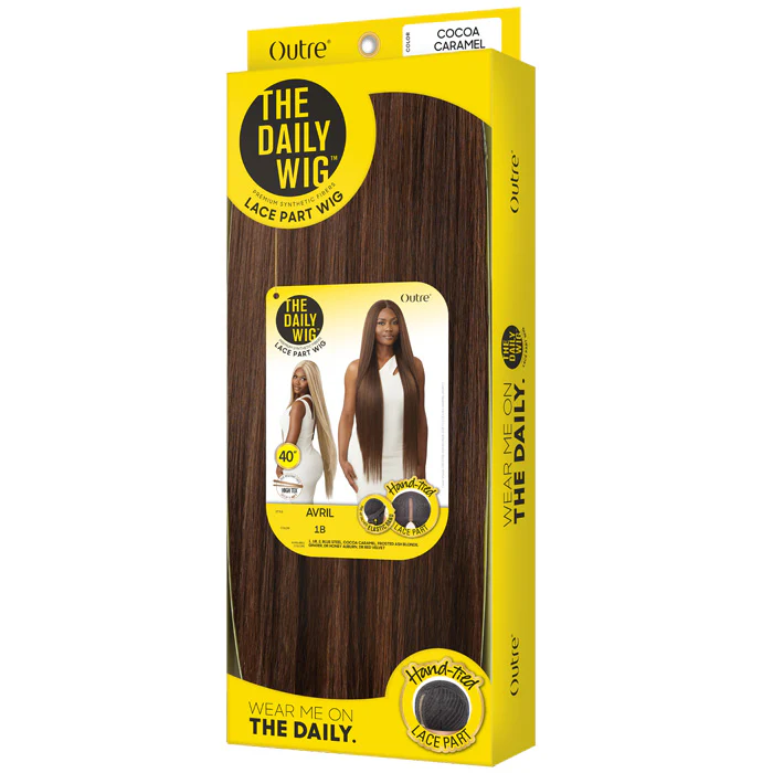 Outre The Daily Wig Lace Part Wig - AVRIL - Hand-Tied & Elastic Band - Image 4