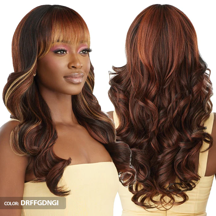 Outre The Daily Wig Lace Part Wig - VALE - with Bang Style - Image 3