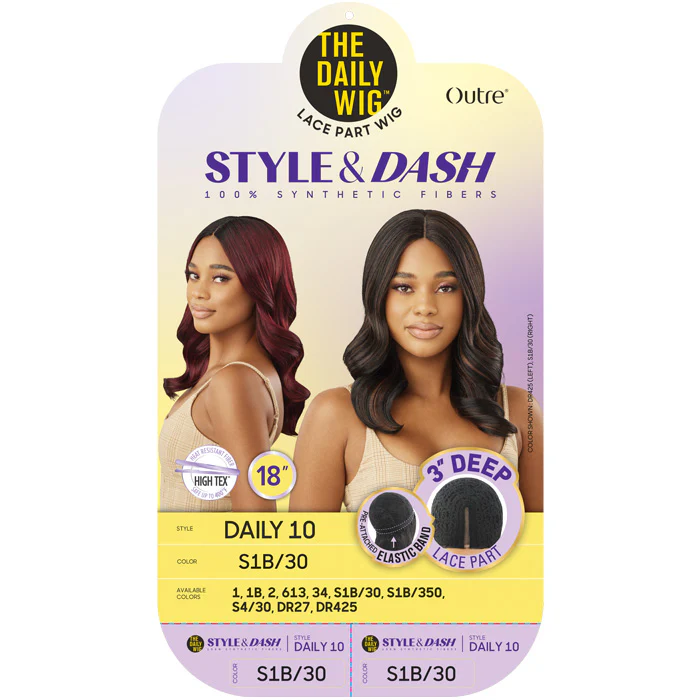 Outre The Daily Wig Style & Dash 3" Deep Lace Part Wig - DAILY 10 - Image 5
