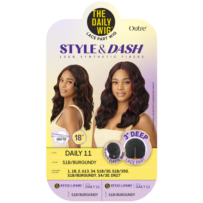 Outre The Daily Wig Style & Dash 3" Deep Lace Part Wig - DAILY 11 - Image 4