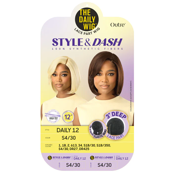 Outre The Daily Wig Style & Dash 3" Deep Lace Part Wig - DAILY 12 - Image 4