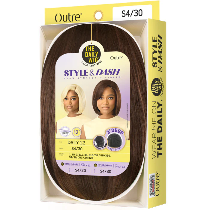 Outre The Daily Wig Style & Dash 3" Deep Lace Part Wig - DAILY 12 - Image 5