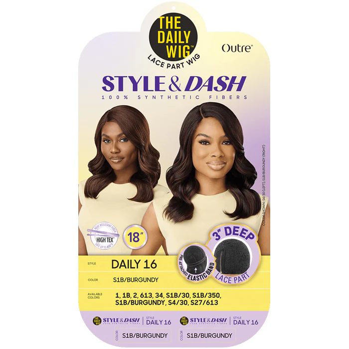 Outre The Daily Wig Style & Dash 3" Deep Lace Part Wig - DAILY 16 - Image 4