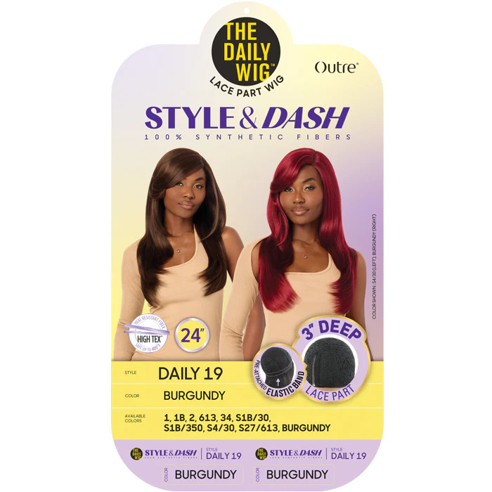Outre The Daily Wig Style & Dash 3" Deep Lace Part Wig - DAILY 19 - Image 4
