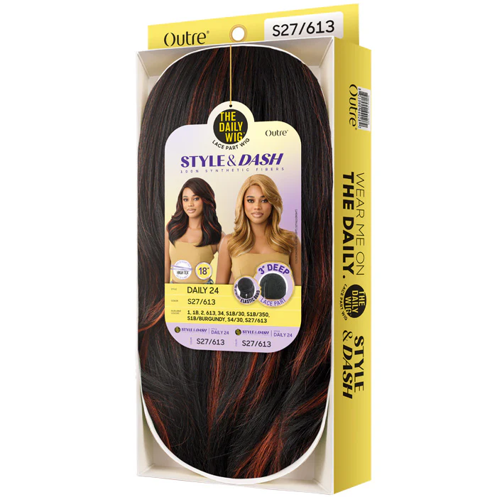 Outre The Daily Wig Style & Dash 3" Deep Lace Part Wig - DAILY 24 - Image 4