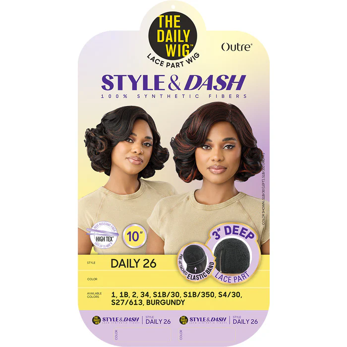 Outre The Daily Wig Style & Dash 3" Deep Lace Part Wig - DAILY 26 - Image 5