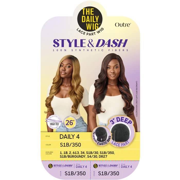 Outre The Daily Wig Style & Dash 3" Deep Lace Part Wig - DAILY 4 - Image 5