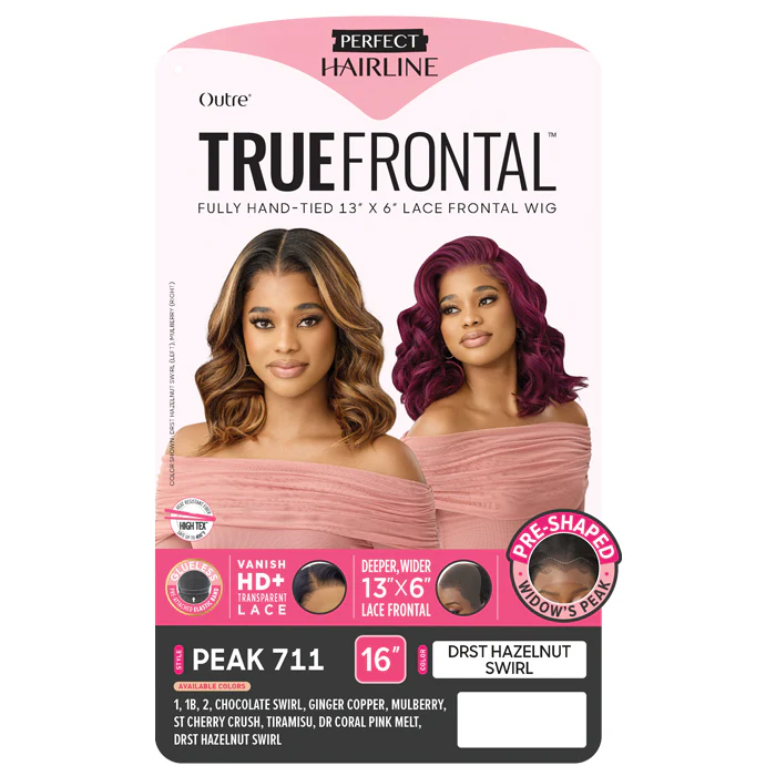 Outre True Frontal Perfect Hairline Glueless 13x6 HD Pre-Shaped Lace Front Wig - PEAK 711 - Image 4
