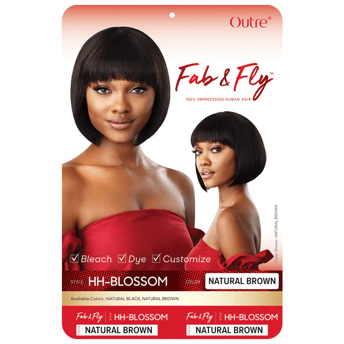 Outre Unprocessed Human Hair Fab & Fly Full Cap Wig HH-BLOSSOM - Image 5