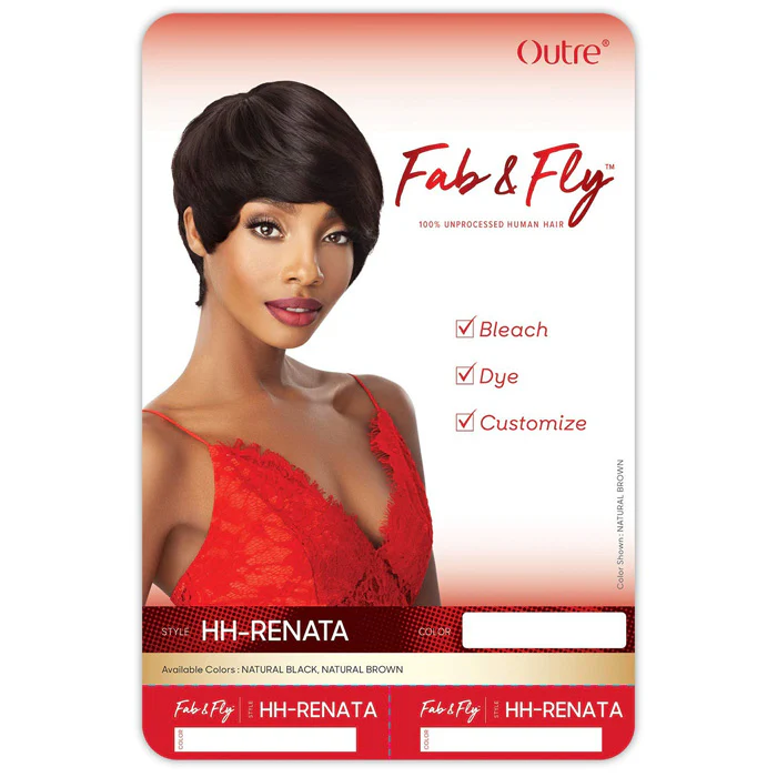 Outre Unprocessed Human Hair Fab & Fly Full Cap Wig - RENATA - Image 4