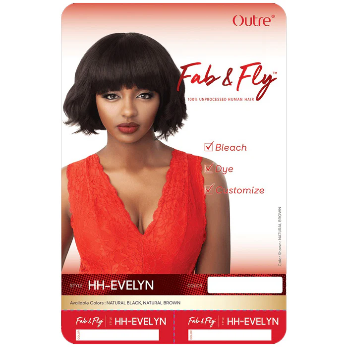 Outre Unprocessed Human Hair Fab & Fly Wig - HH EVELYN - Image 4