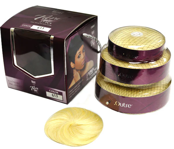Outre Velvet 100% Remi Human Hair Weave TARA123 - 27 Pcs + Closure - Image 4