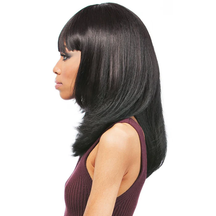 Outre Velvet Brazilian 100% Remi Human Hair Weave - NATURAL YAKI 10-18" - Image 3