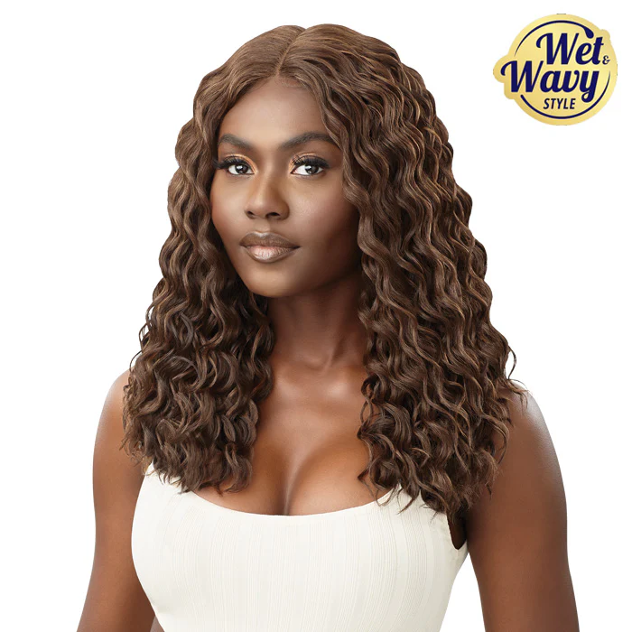 Outre Wet & Wavy HD Transparent Lace Front Wig - PRICILLA - Image 2