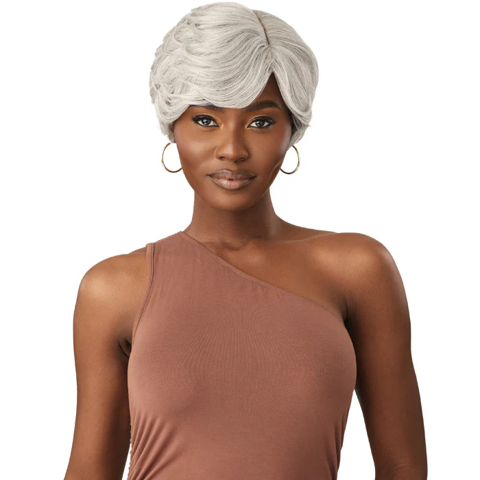 Outre Wigpop Gray Glow Full Wig Lace Crown Part - GLOW 2