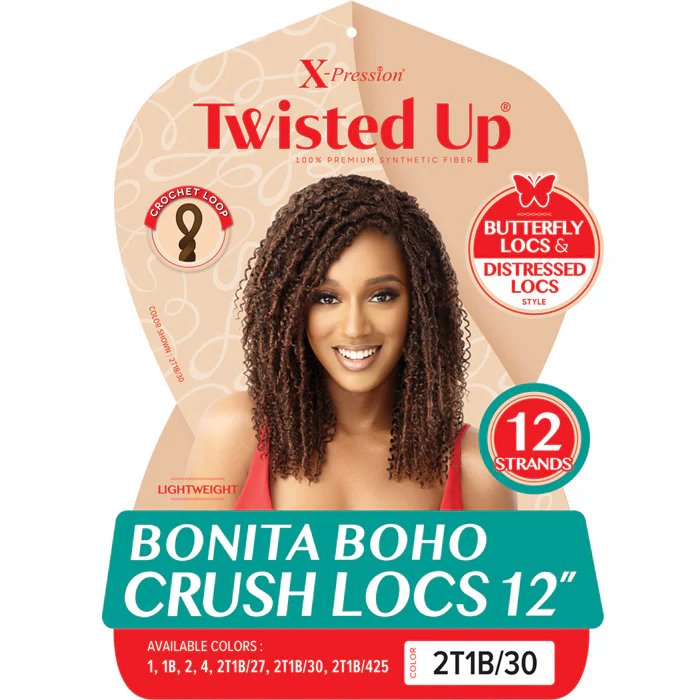 Outre X-Pression Braids - BONITA BOHO CRUSH LOCS 12" - Image 2