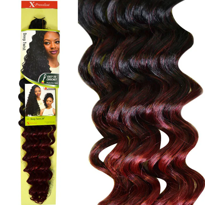 Outre X-Pression Crochet Braid -  DEEP TWIST 24" - Image 3