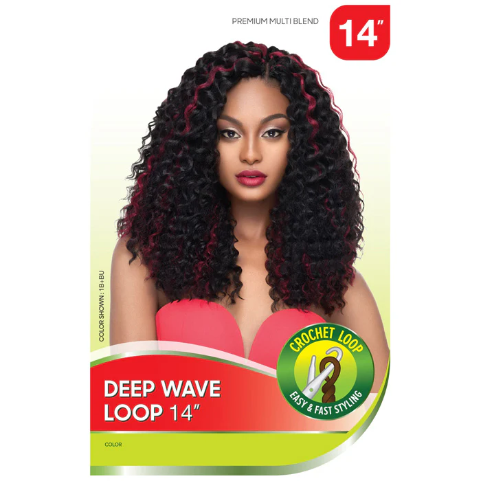 Outre X-Pression Crochet Braid - DEEP WAVE LOOP 14" - Image 2