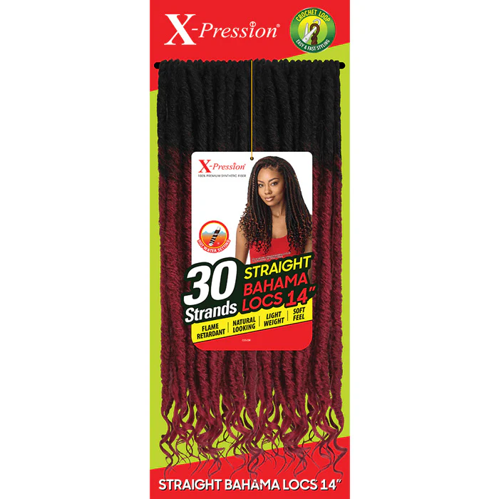 Outre X-Pression Crochet Loop Braid - STRAIGHT BAHAMA LOCS 14"/18" - Image 2